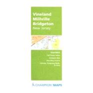 Rand McNally Vineland/ Millville/ Bridgeton, New Jersey Champion Map