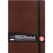 Monsieur Notebook Brown Leather Ruled Medium