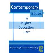 Contemporary Issues in Higher Education Law