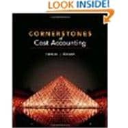 Bundle: Cornerstones Of Cost Accounting