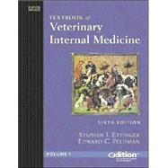 Textbook of Veterinary Internal Medicine; 2-Volume Set with CD-ROM
