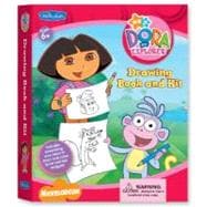 Dora the Explorer Drawing Book & Kit: Includes Everything You Need to Draw and Color Dora and Her Amigos!