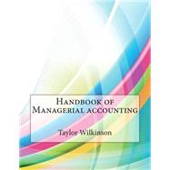 Handbook of Managerial Accounting
