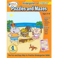 Hooked on Learning Kindergarten Puzzles and Mazes Workbook