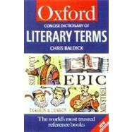 The Concise Oxford Dictionary of Literary Terms