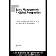 Sales Management: A Global Perspective