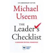 The Leader's Checklist,10th Anniversary Edition
