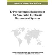 E-procurement Management for Successful Electronic Government Systems
