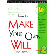 How to Make Your Own Will