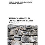 Research Methods in Critical Security Studies