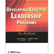 Developing Effective Leadership Programs In Action Case Study Series