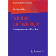 Schriften Zur Soziologie