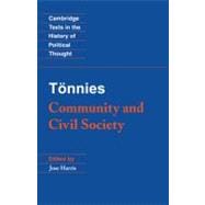 TÃ¶nnies: Community and Civil Society