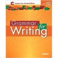 Grammar for Writing  2014 Enriched Edition, Level Orange (11201)