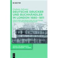 Deutsche Drucker und Buchhandler in London 1680 - 1811