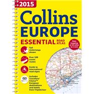Collins 2015 Essential Road Atlas Europe