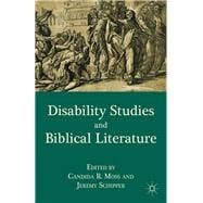 Disability Studies and Biblical Literature