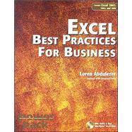 Excel Best Practices for Business : Covers Excel 2003, 2002, And 2000