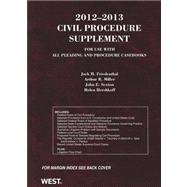 Pleading and Procedure Casebooks 2012-2013 Civil Procedure