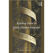 Reading Green in Early Modern England