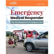 Emergency Medical Responder 8E (EMR) book cover, ISBN 9781284301212