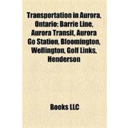 Transportation in Aurora, Ontario