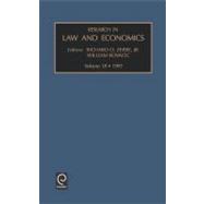 Research in Law and Economics 1997