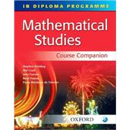 IB Mathematical Studies Course Companion International Baccalaureate Diploma Programme