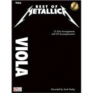 Best of Metallica for Viola - Instrumental Solos Book/Online Audio
