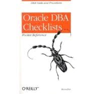 Oracle Dba Checklists Pocket Reference