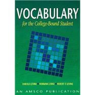 Vocabulary for the College Bound Student Paper