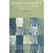 Dobzhansky's Genetics of Natural Populations
