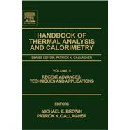 Handbook of Thermal Analysis and Calorimetry