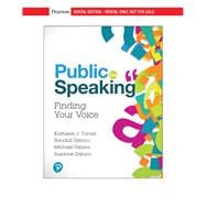 Public Speaking: Finding Your Voice [RENTAL EDITION]