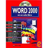 Todo el Word 2000 en un solo libro/All Word 2000 in One Book