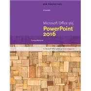 New Perspectives MicrosoftOffice 365 & PowerPoint 2016 Comprehensive book cover, ISBN 9781305881235