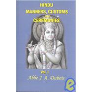 Hindu Manners, Customs, and Ceremonies