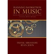 Planning Instruction in Music (G-8861)
