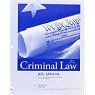 Bundle: Criminal Law, Loose-leaf Version, 12th + MindTap Criminal Justice, 1 term (6 months) Printed Access Card + Fall 2017 Activation Printed Access Card