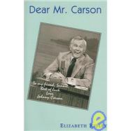 Dear Mr. Carson