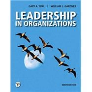 Leadership in Organizations, 9th edition - Pearson+ Subscription