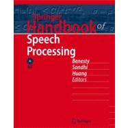 Springer Handbook of Speech Processing (Book with DVD)