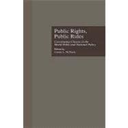 Public Rights, Public Rules: Constituting Citizens in the World Polity and National Policy