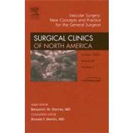 Vascular Surgery: New Concepts and Practice for the General Surgeon