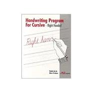 Handwriting Program for Cursive Right Hand