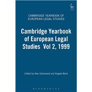 Cambridge Yearbook of European Legal Studies Volume 2, 1999