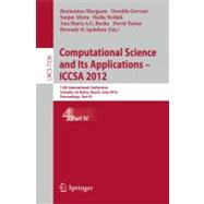 Computational Science and Its Applications -- ICCSA 2012 : 12th International Conference, Salvador de Bahia, Brazil, June 18-21, 2012, Proceedings, Part IV