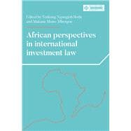 African perspectives in international investment law