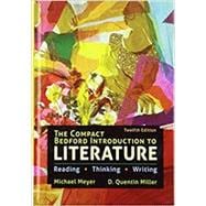 The Compact Bedford Introduction to Literature (Hardcover) Reading, Thinking, and Writing