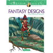 Creative Haven Fantasy Designs Coloring Book